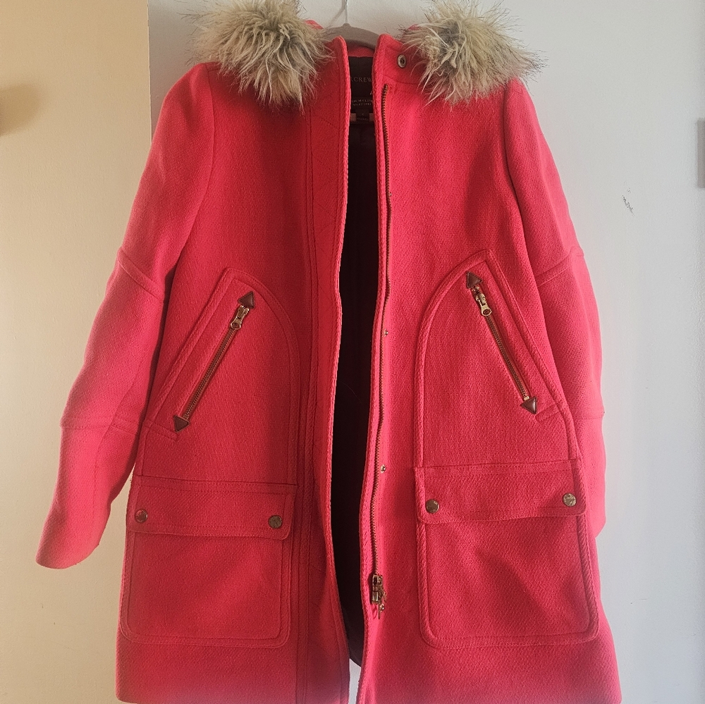 J crew stadium cloth coat
